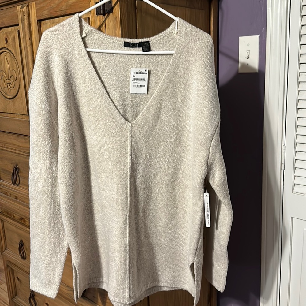Very soft sweater from Nordstrom. NWT. Tan in color